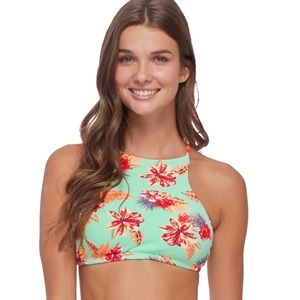 Floral Bikini Swimsuit Top BathingSuit New Small